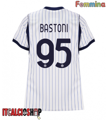 Inter Milan Alessandro Bastoni #95 Seconda Maglia Femmina 2026-27 Manica Corta Inter Milan Alessandro Bastoni #95 Seconda Maglia Femmina 2026-27 Manica Corta